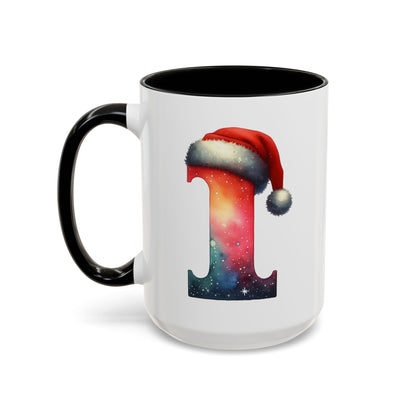 "I" Christmas Alphabet Letter - Holiday Gift Mug (11, 15oz)