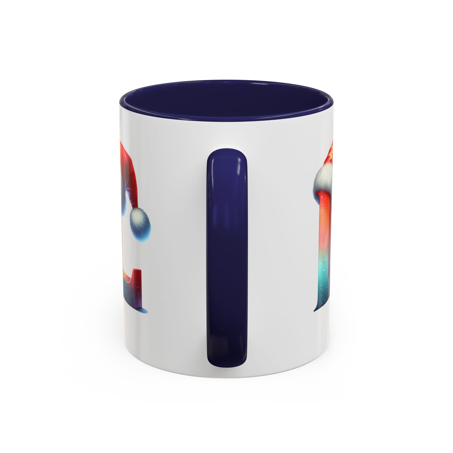 "L" Christmas Alphabet Letter - Holiday Gift Mug (11, 15oz)