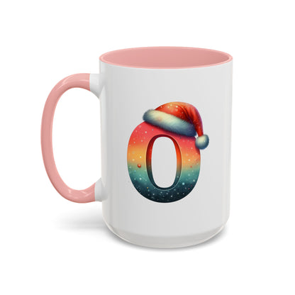 "O" Christmas Alphabet Letter - Holiday Gift Mug (11, 15oz)