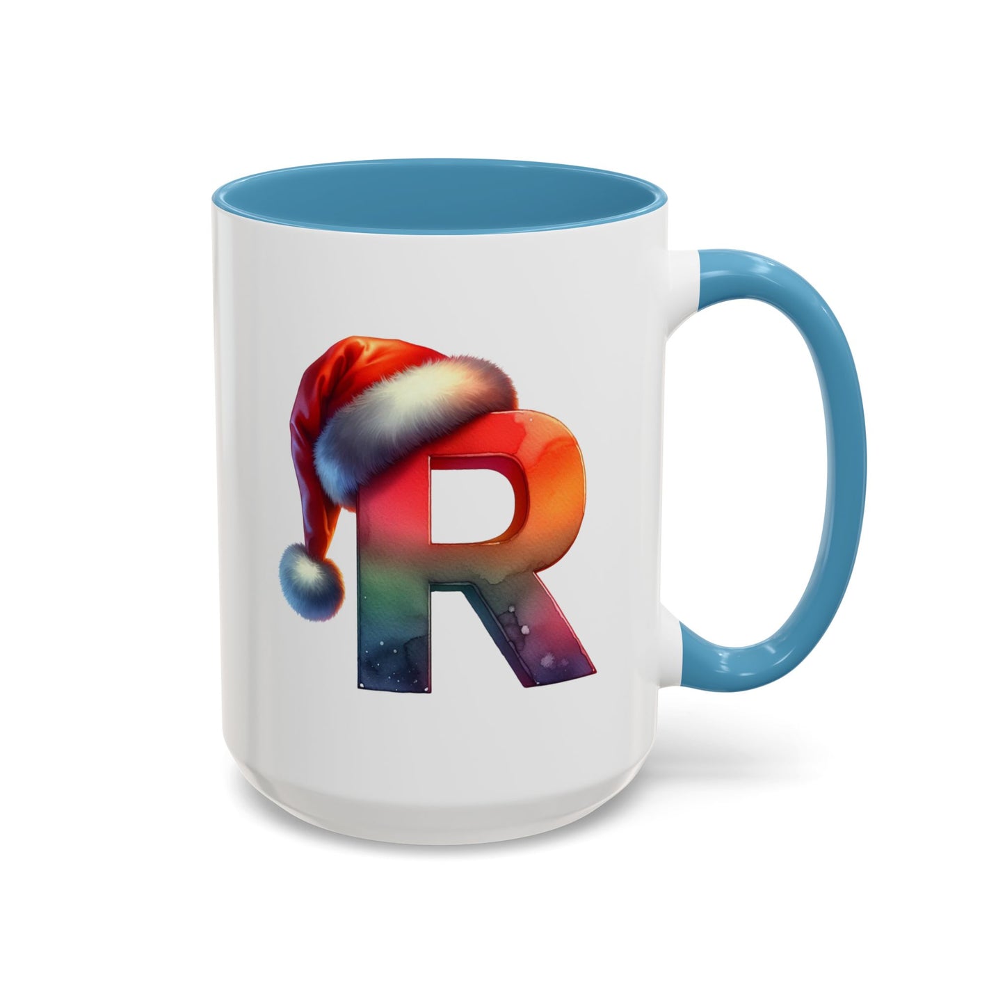 "R" Christmas Alphabet Letter - Holiday Gift Mug (11, 15oz)