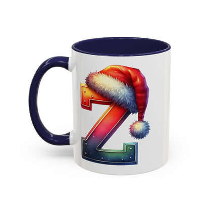 Taza con la letra "Z" del alfabeto navideño (11, 15 oz)