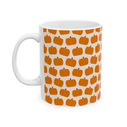 Fall Pattern Thanksgiving Coffee Gift Mug (11oz, 15oz)