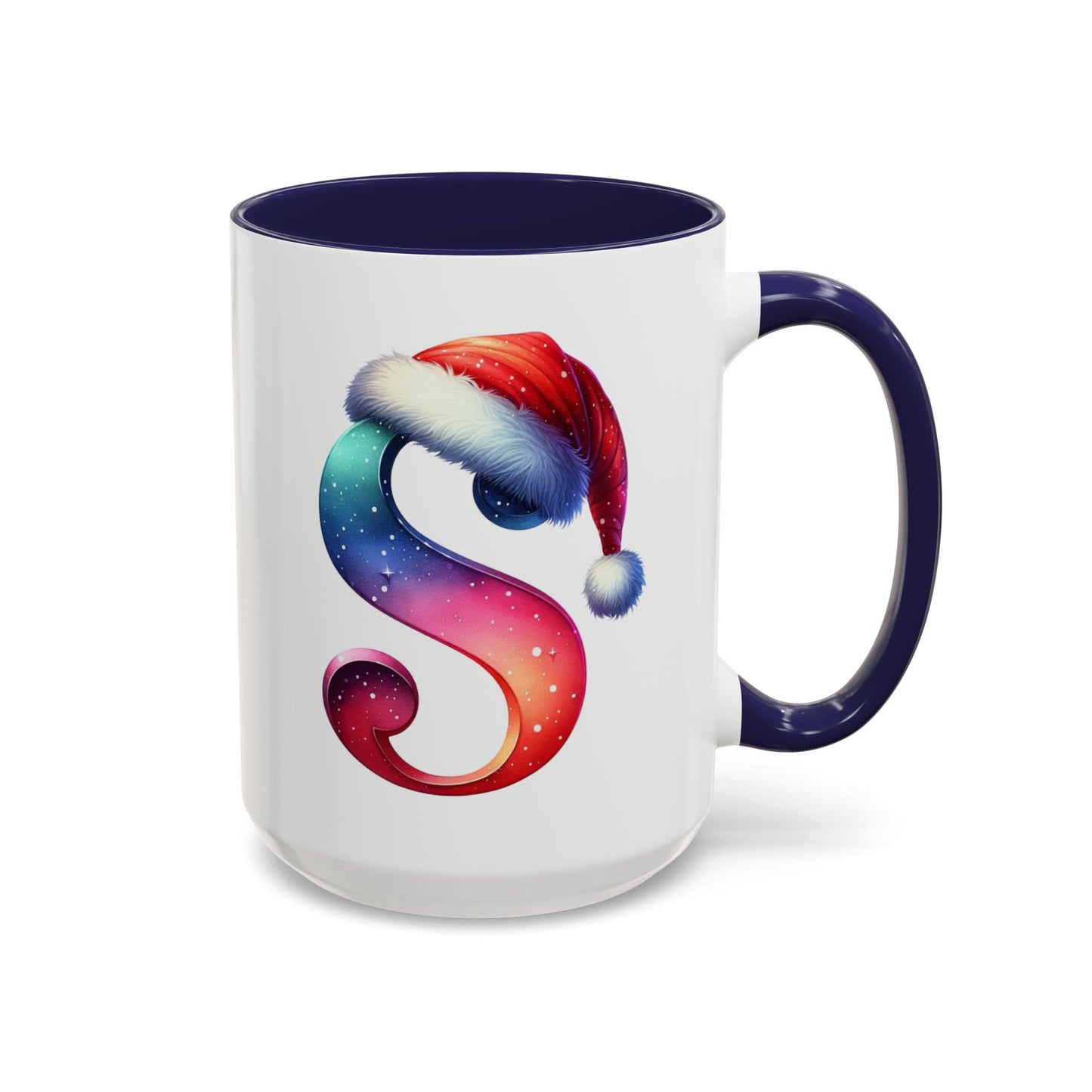 Taza con la letra "S" del alfabeto navideño (11, 15 oz)