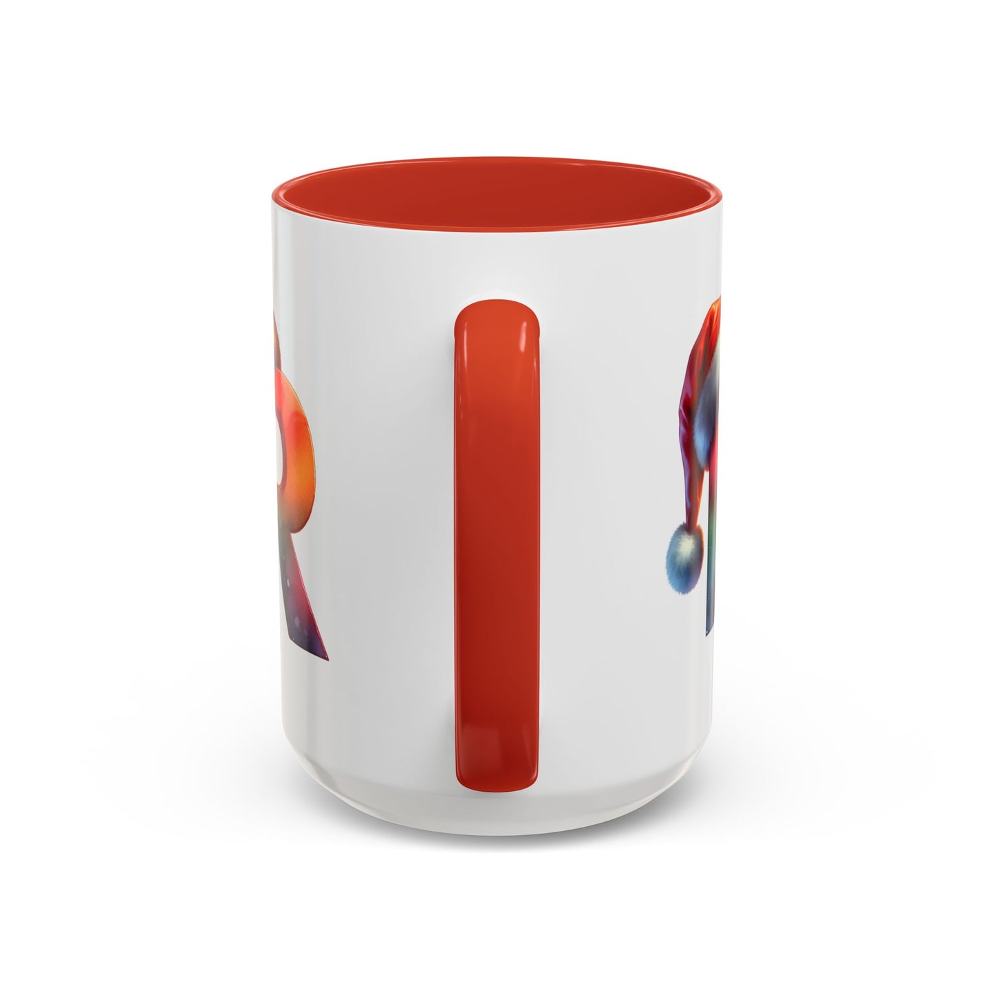 "R" Christmas Alphabet Letter - Holiday Gift Mug (11, 15oz)