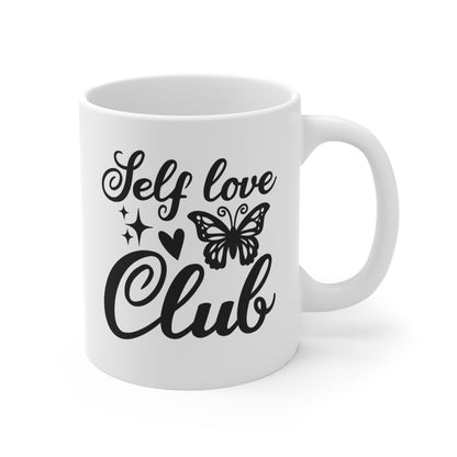 CLUB DEL AMOR PROPIO - Taza de café de 11 oz