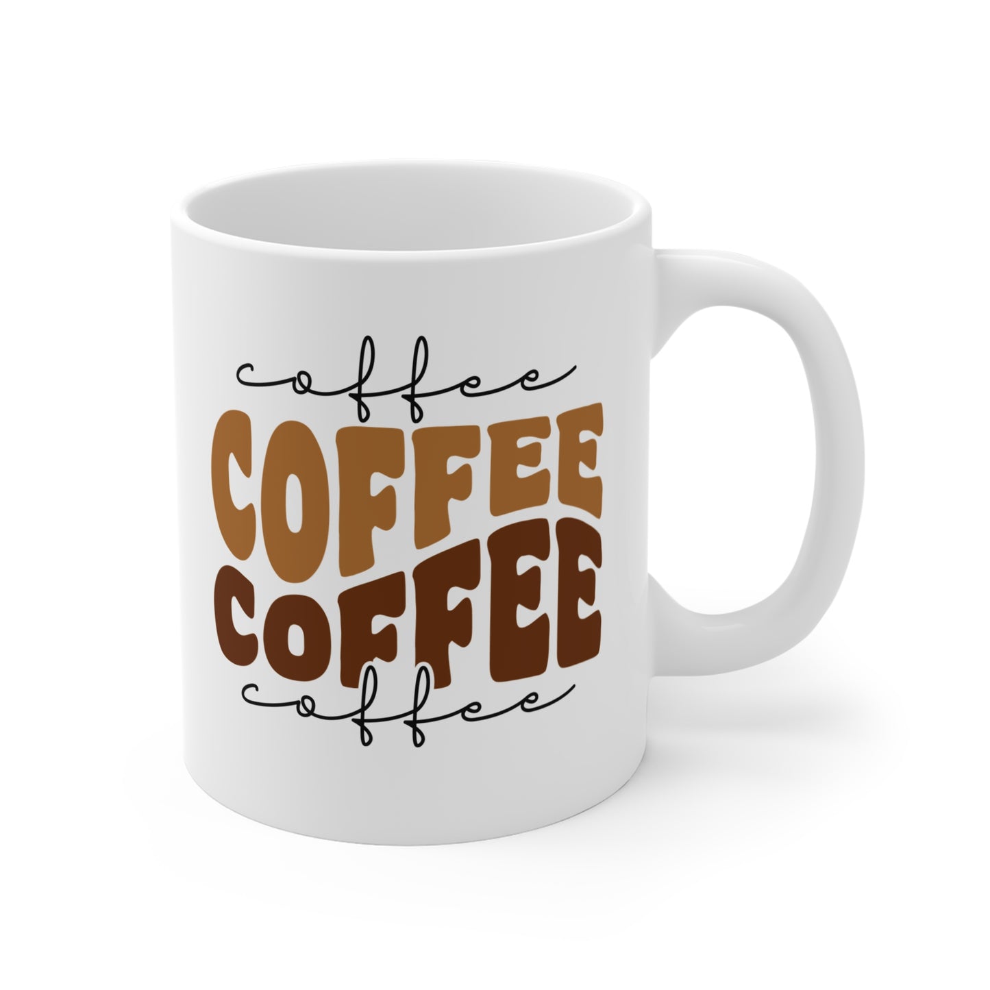 Taza de café estilo retro de 11 oz para amantes del café