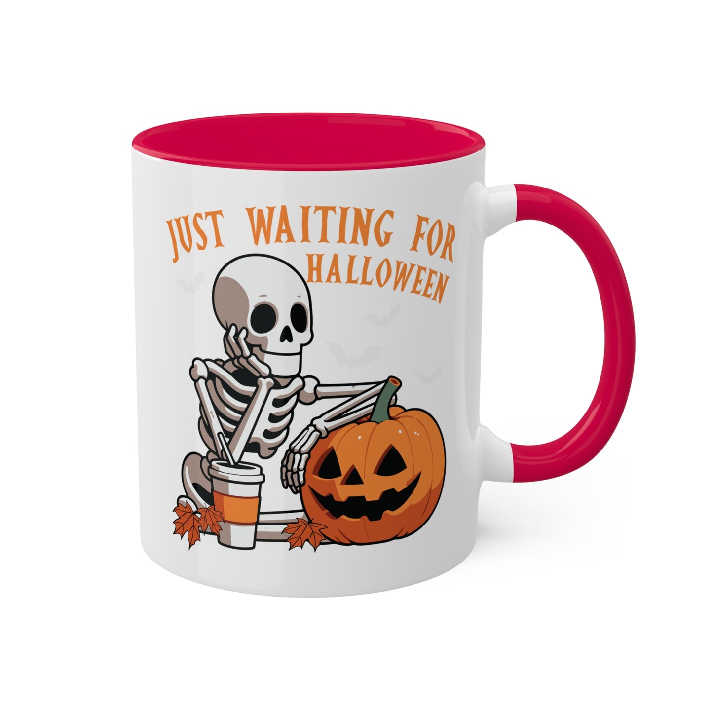 Just Waiting For Halloween - 11oz Colorful Halloween Mug