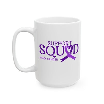 Support Squad - Pancreatic Cancer Awareness Mug (11oz, 15oz)