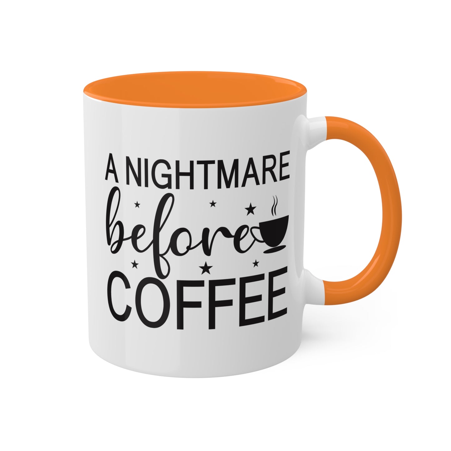 A Nightmare Before Coffee - 11oz Colorful Halloween Mug