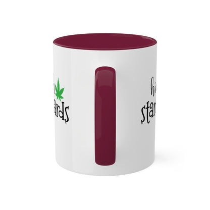 High Standards Coffee Mug Gift - 11oz Colorful Mug