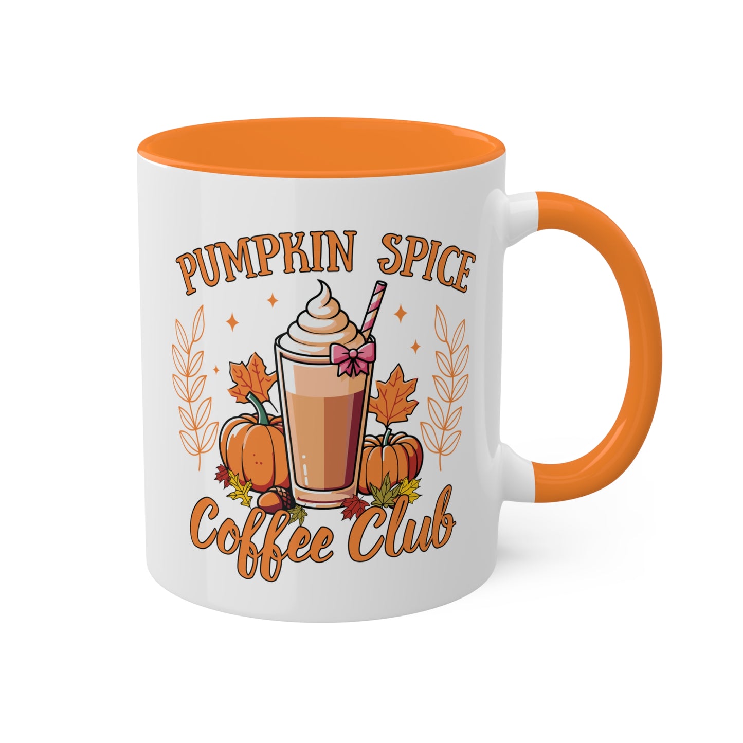 Pumpkin Spice Coffee Club - 11oz Colorful Fall Mug