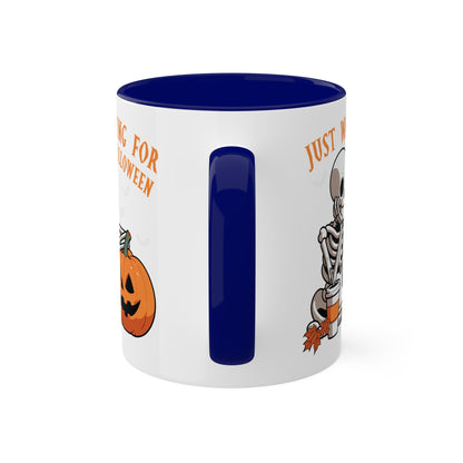 Just Waiting For Halloween - 11oz Colorful Halloween Mug