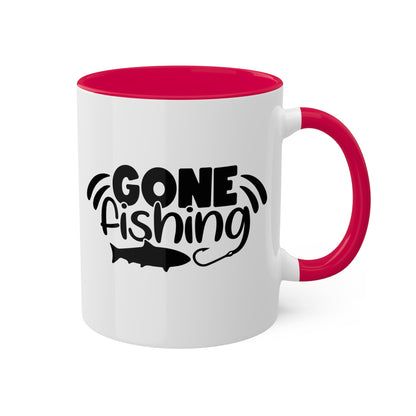 Gone Fishing - 11oz Fun Colorful Mug