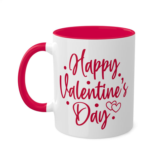 Happy Valentine's Day xoxo - 11oz Colorful Valentine's Day Gift Mug