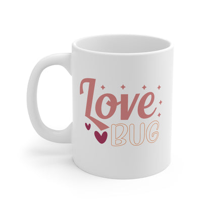 Love Bug - Taza de café de cerámica de 11 oz