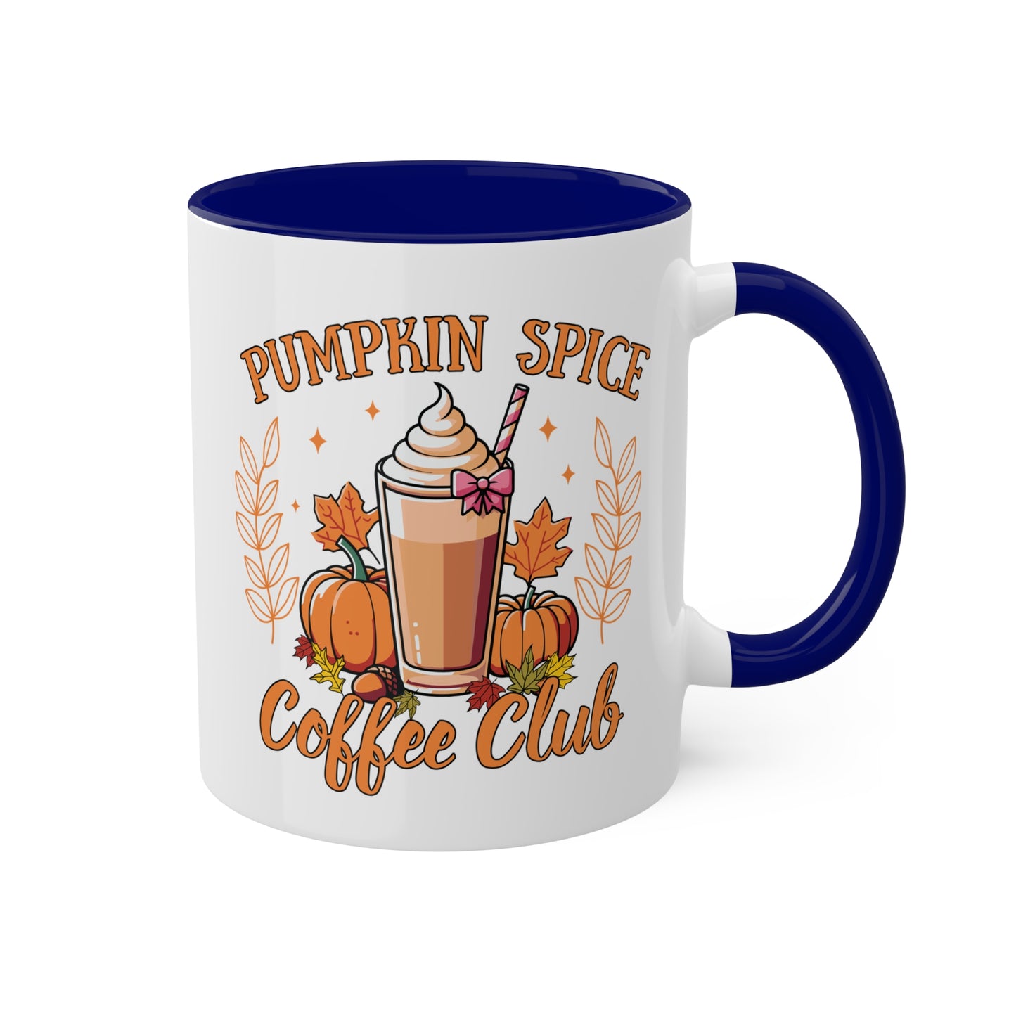 Pumpkin Spice Coffee Club - 11oz Colorful Fall Mug