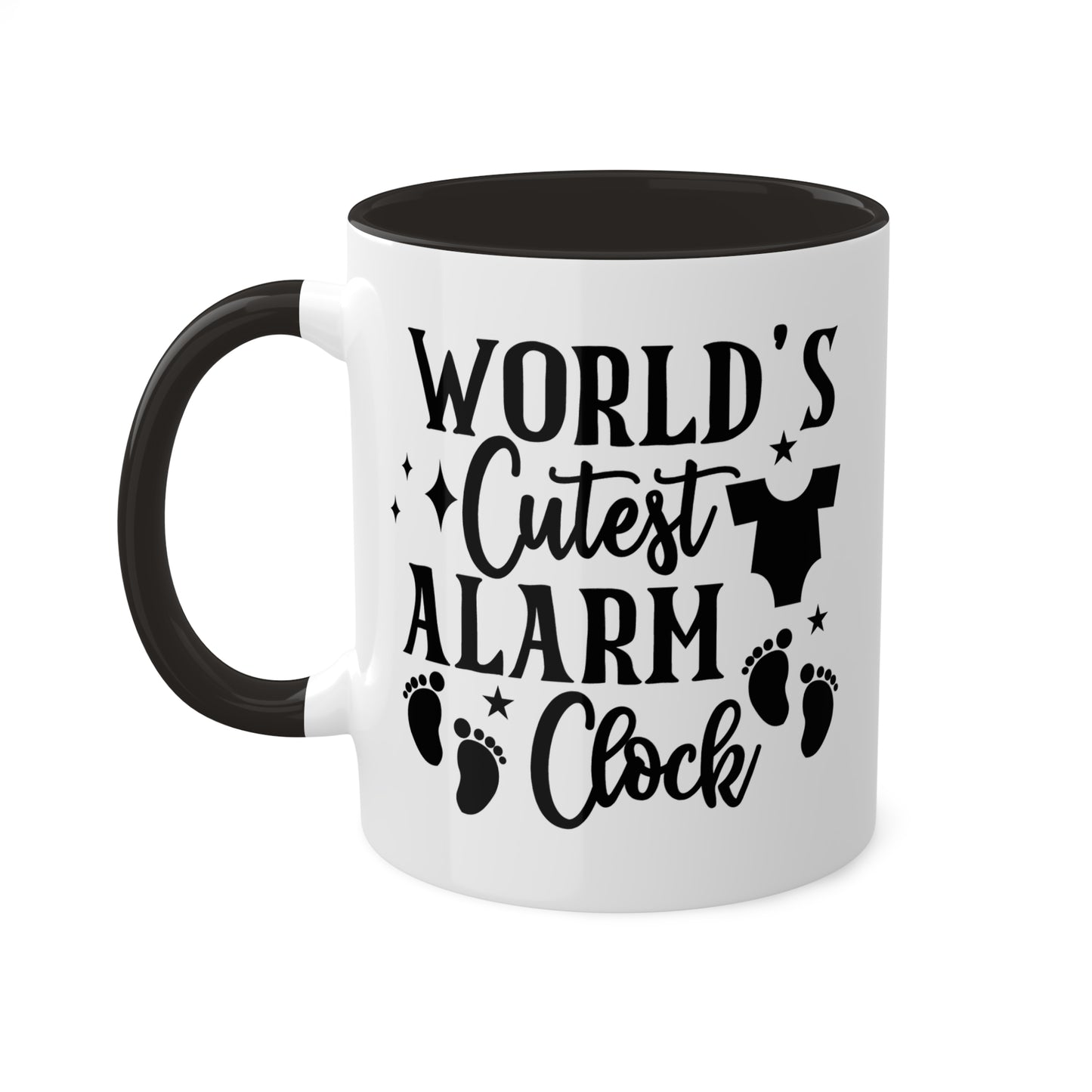 World's Cutest Alarm Clock - 11 oz Colorful Coffee Mug