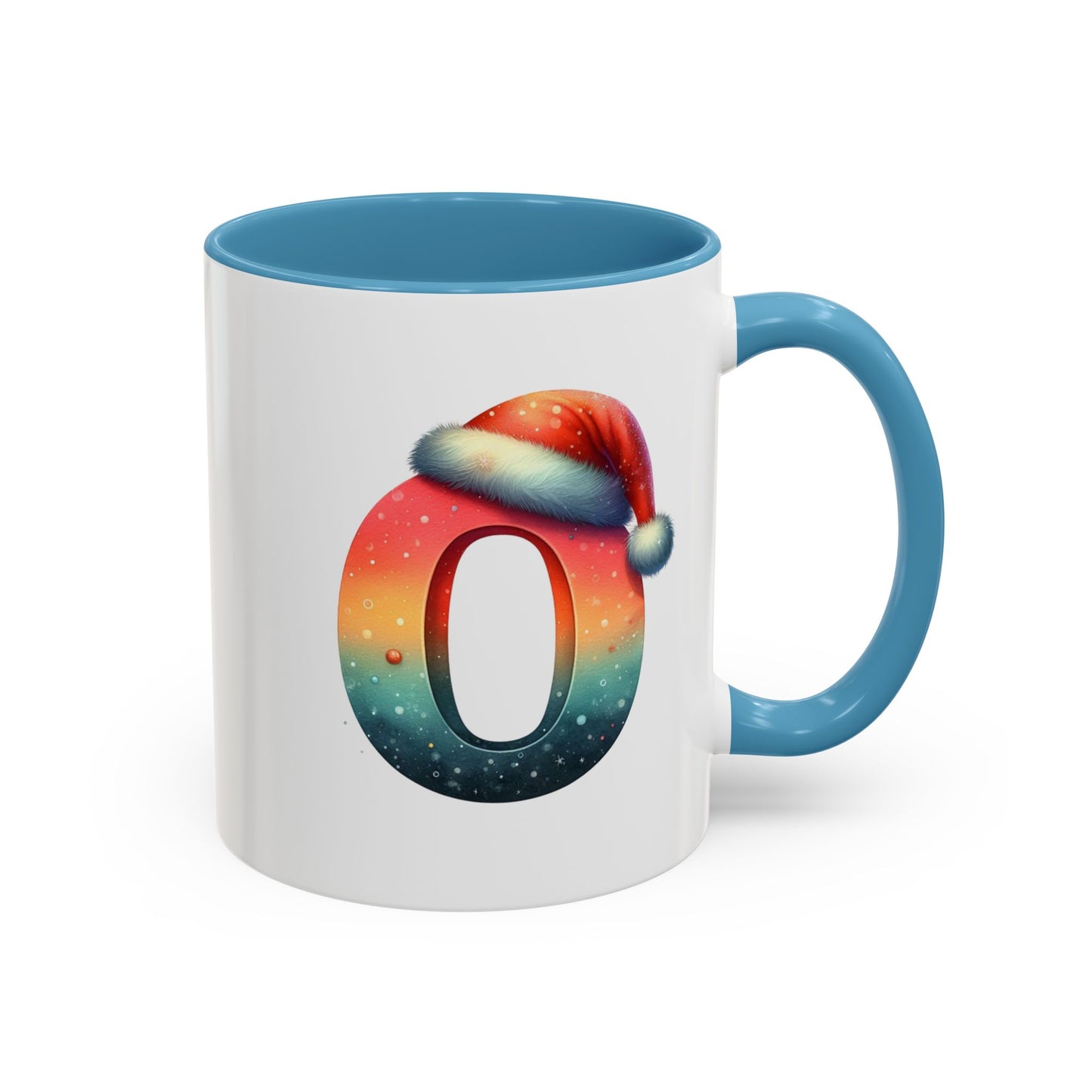 "O" Christmas Alphabet Letter - Holiday Gift Mug (11, 15oz)