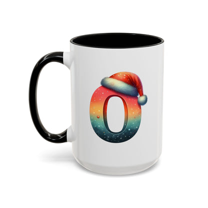 "O" Christmas Alphabet Letter - Holiday Gift Mug (11, 15oz)