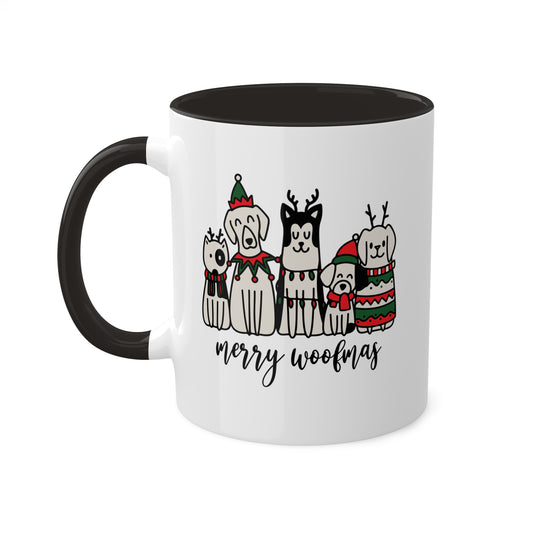 Merry Woofmas - 11 oz Christmas Dogs Gift Mug