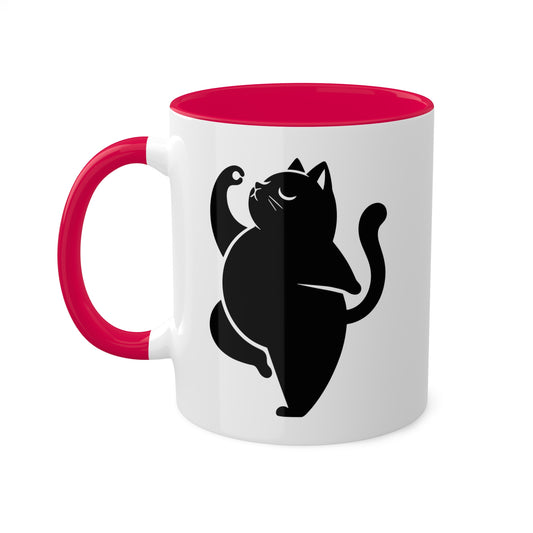 Cute Yoga Cat - 11oz Colorful Mug