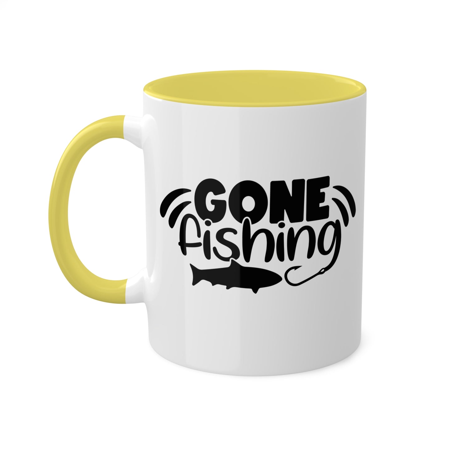 Gone Fishing - 11oz Fun Colorful Mug