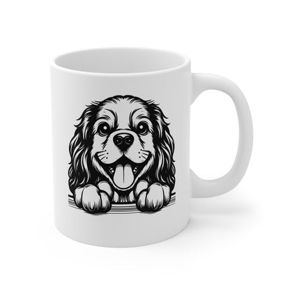 Taza de cerámica de 11 oz con diseño de cocker spaniel americano