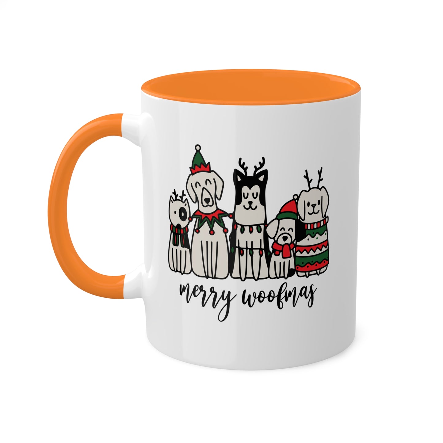 Merry Woofmas - 11 oz Christmas Dogs Gift Mug