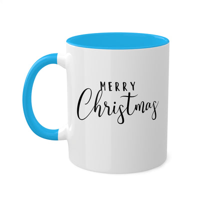 Feliz Navidad - Taza de regalo navideña de 11 oz