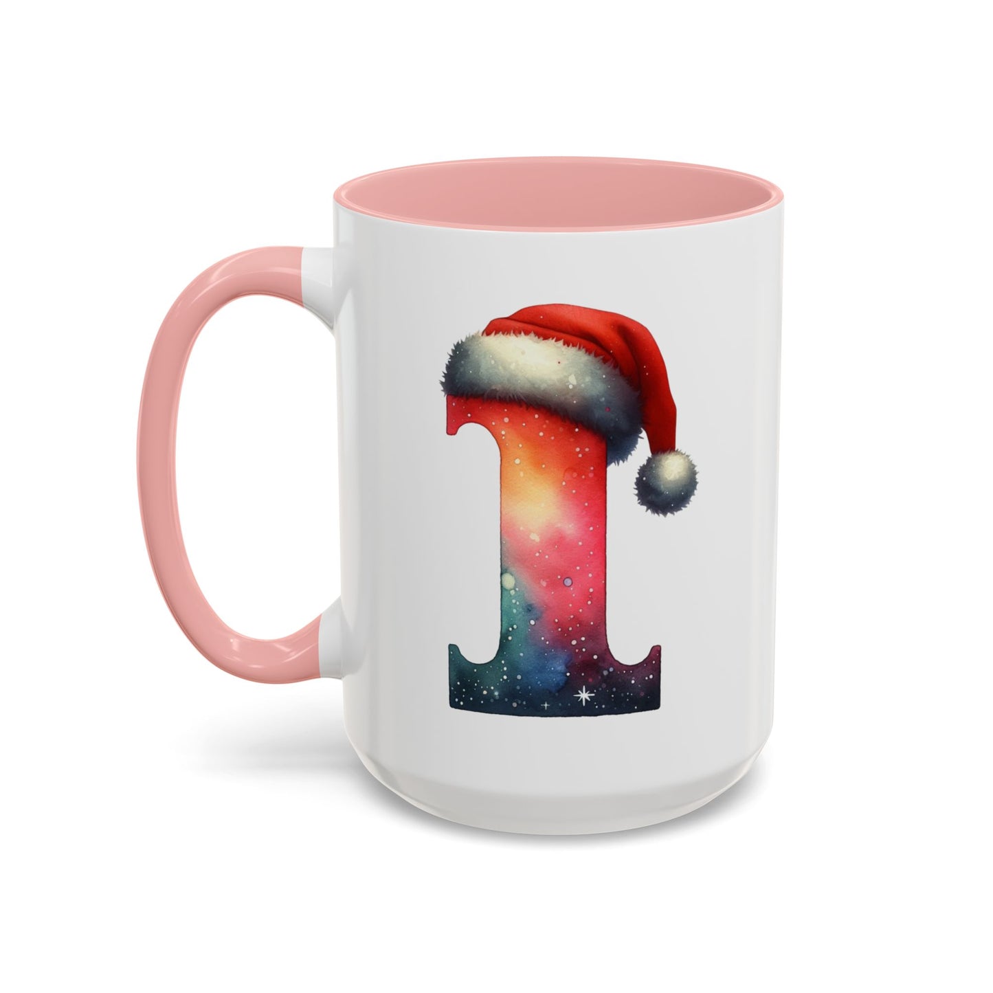 "I" Christmas Alphabet Letter - Holiday Gift Mug (11, 15oz)