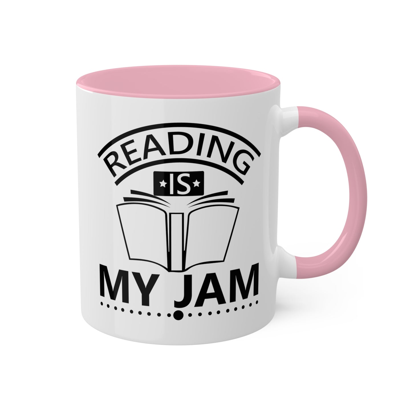 Reading Is My Jam - 11oz Colorful Mug