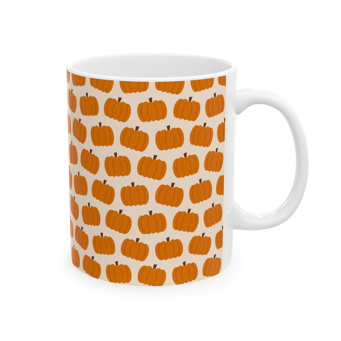 Fall Pattern Thanksgiving Coffee Gift Mug (11oz, 15oz)