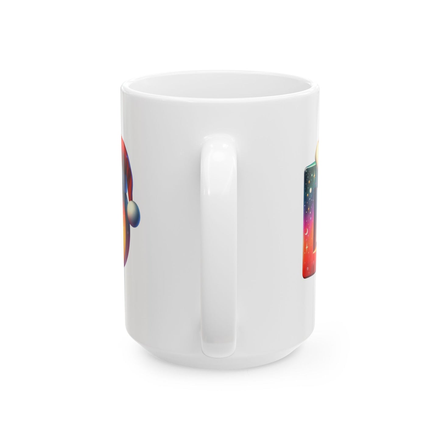 "D" Christmas Alphabet Letter - Holiday Gift Mug (11oz, 15oz)