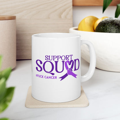 Support Squad - Pancreatic Cancer Awareness Mug (11oz, 15oz)