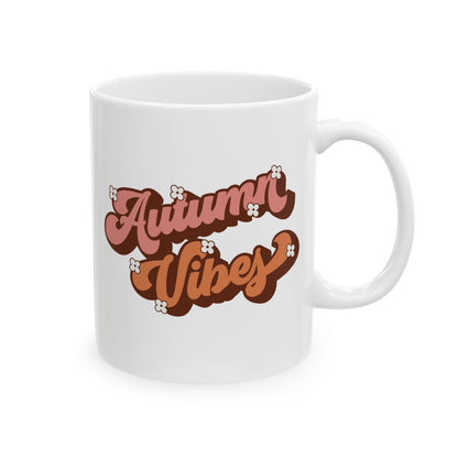 Autumn Vibes - Fall Thanksgiving Coffee Mug (11oz, 15oz)