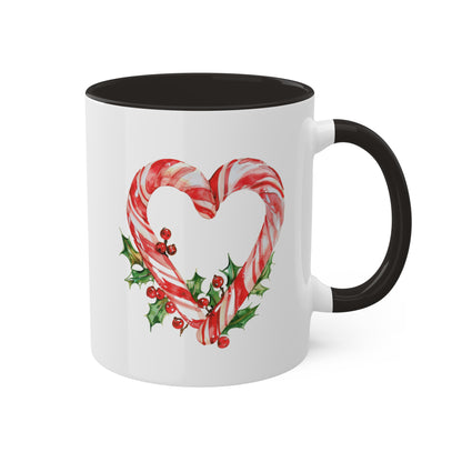 Christmas Candy Canes - 11 oz Holiday Gift Mug