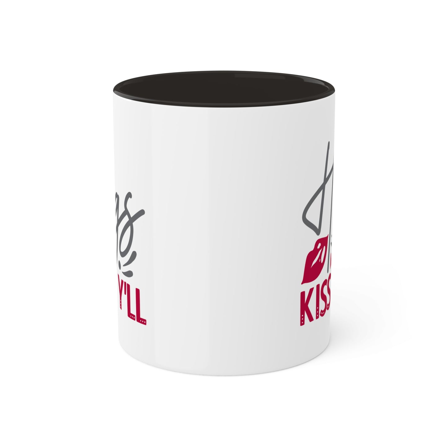 Hugs & Kisses Y'll - 11oz Colorful Valentine's Day Mug