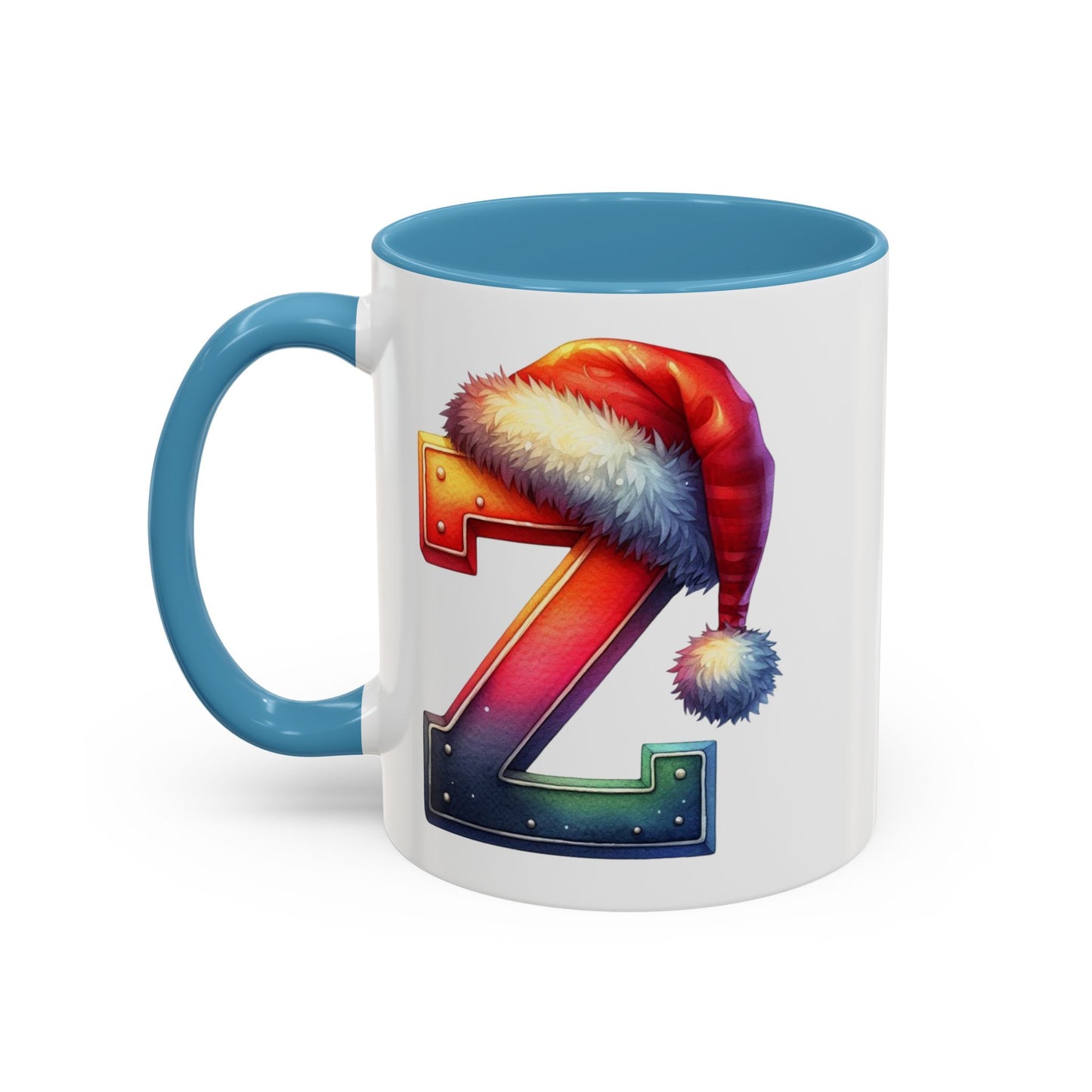 Taza con la letra "Z" del alfabeto navideño (11, 15 oz)