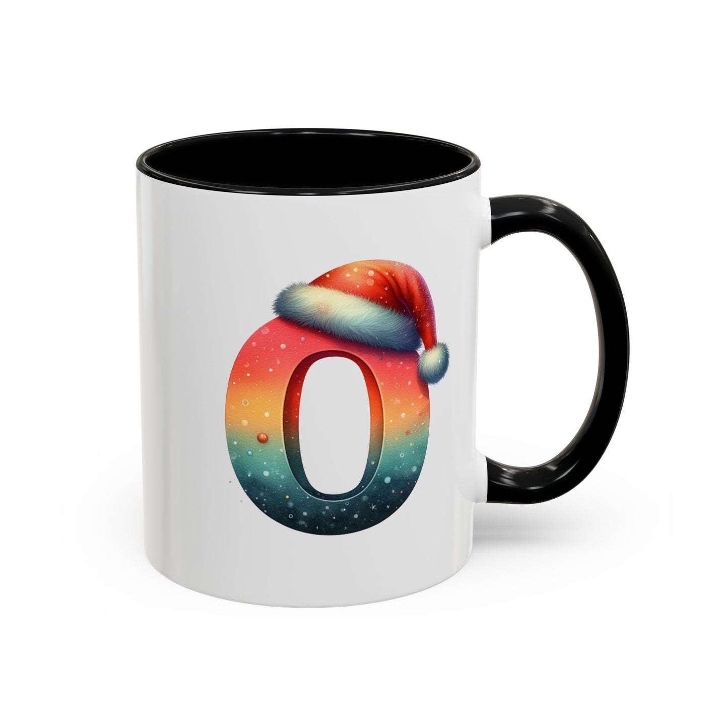 "O" Christmas Alphabet Letter - Holiday Gift Mug (11, 15oz)