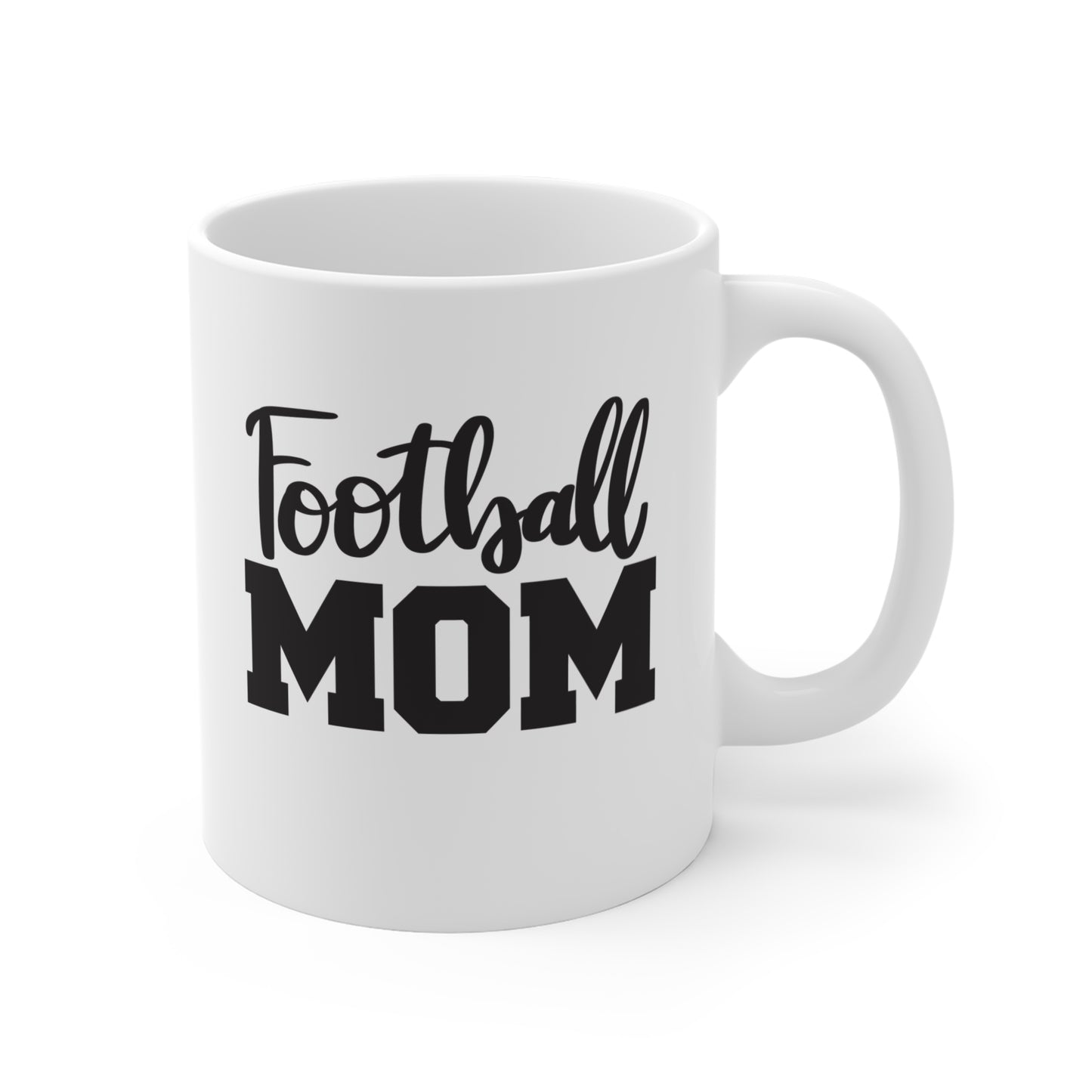 Taza de café de 11 oz con el orgullo de ser mamá del fútbol