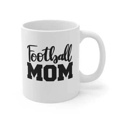 Taza de café de 11 oz con el orgullo de ser mamá del fútbol