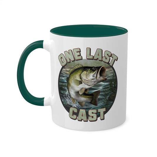 One Last Cast - 11oz Colorful & Fun Coffee Mug