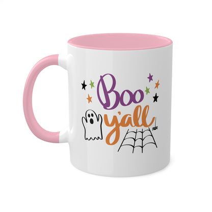 Boo Yall - Cute Ghost - 11oz Colorful Funny Halloween Mug