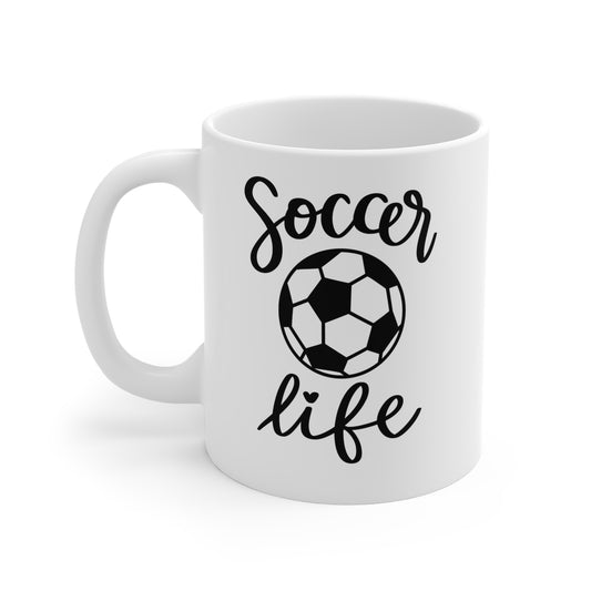 Soccer Life Sports Fan - 11 oz Coffee Mug