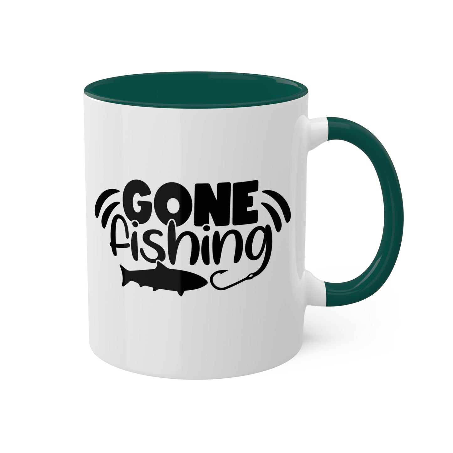 Gone Fishing - 11oz Fun Colorful Mug