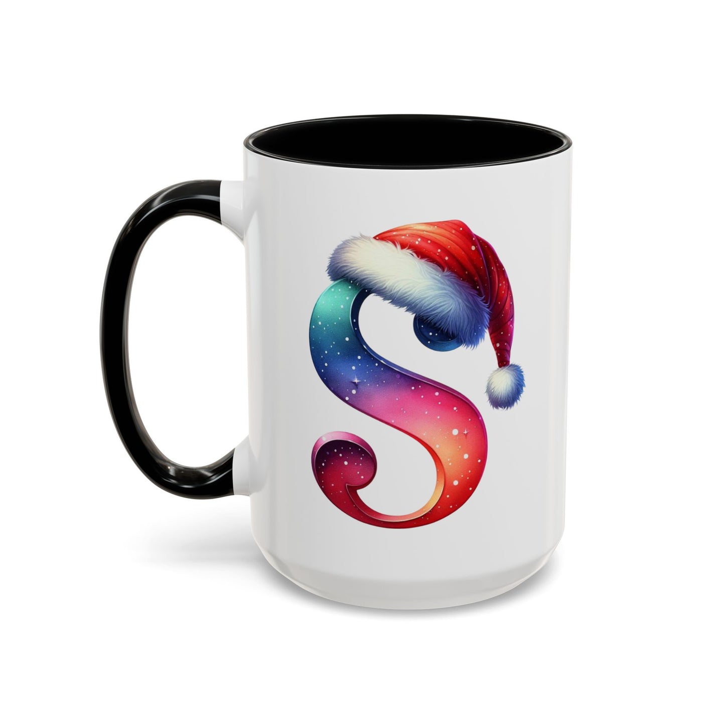 Taza con la letra "S" del alfabeto navideño (11, 15 oz)