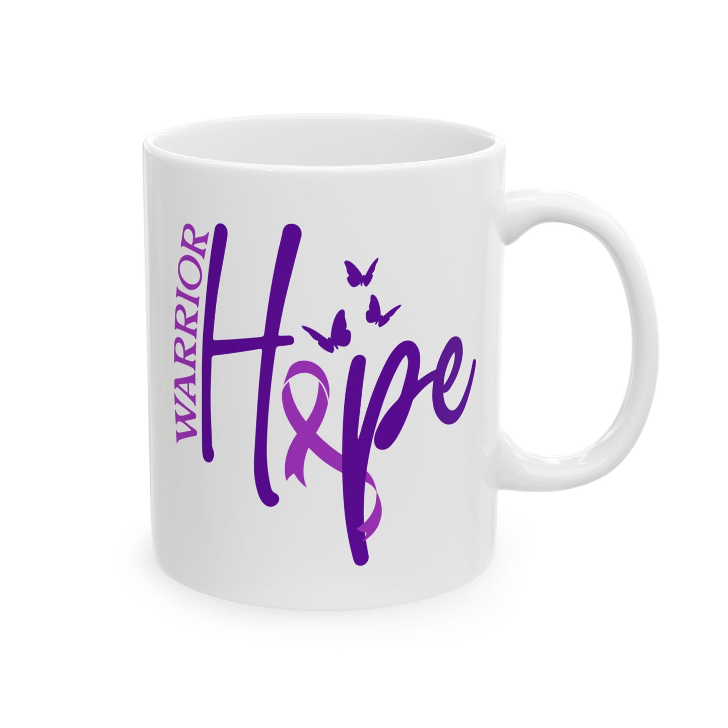 Hope Warrior - Pancreatic Cancer Awareness Coffee Mug (11oz, 15oz)