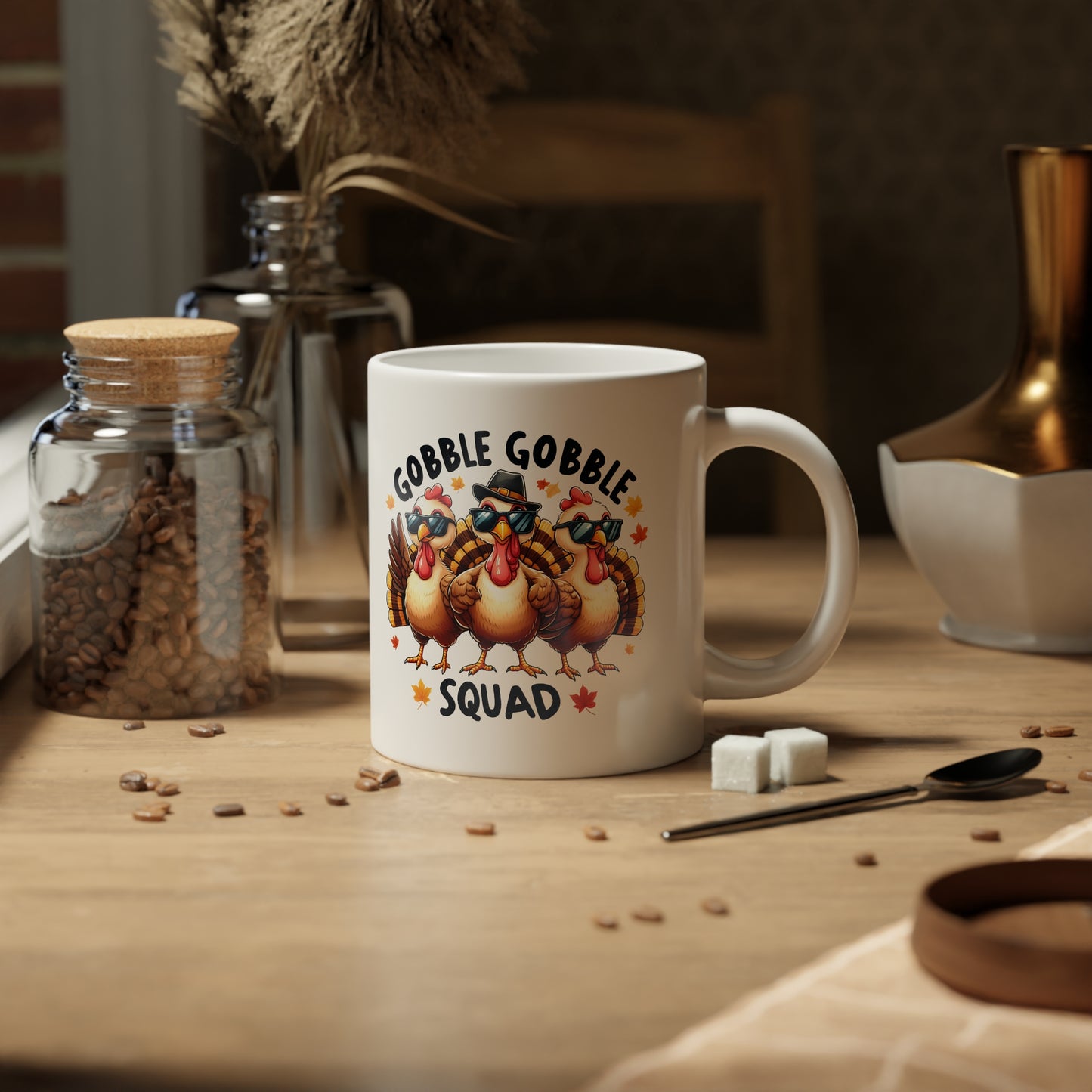 Gobble Gobble Squad - Jumbo Coffee Mug, 20oz