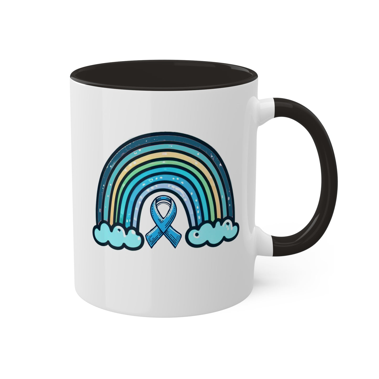 Peaceful Rainbow for Diabetes Awareness Coffee Mug, 11 oz