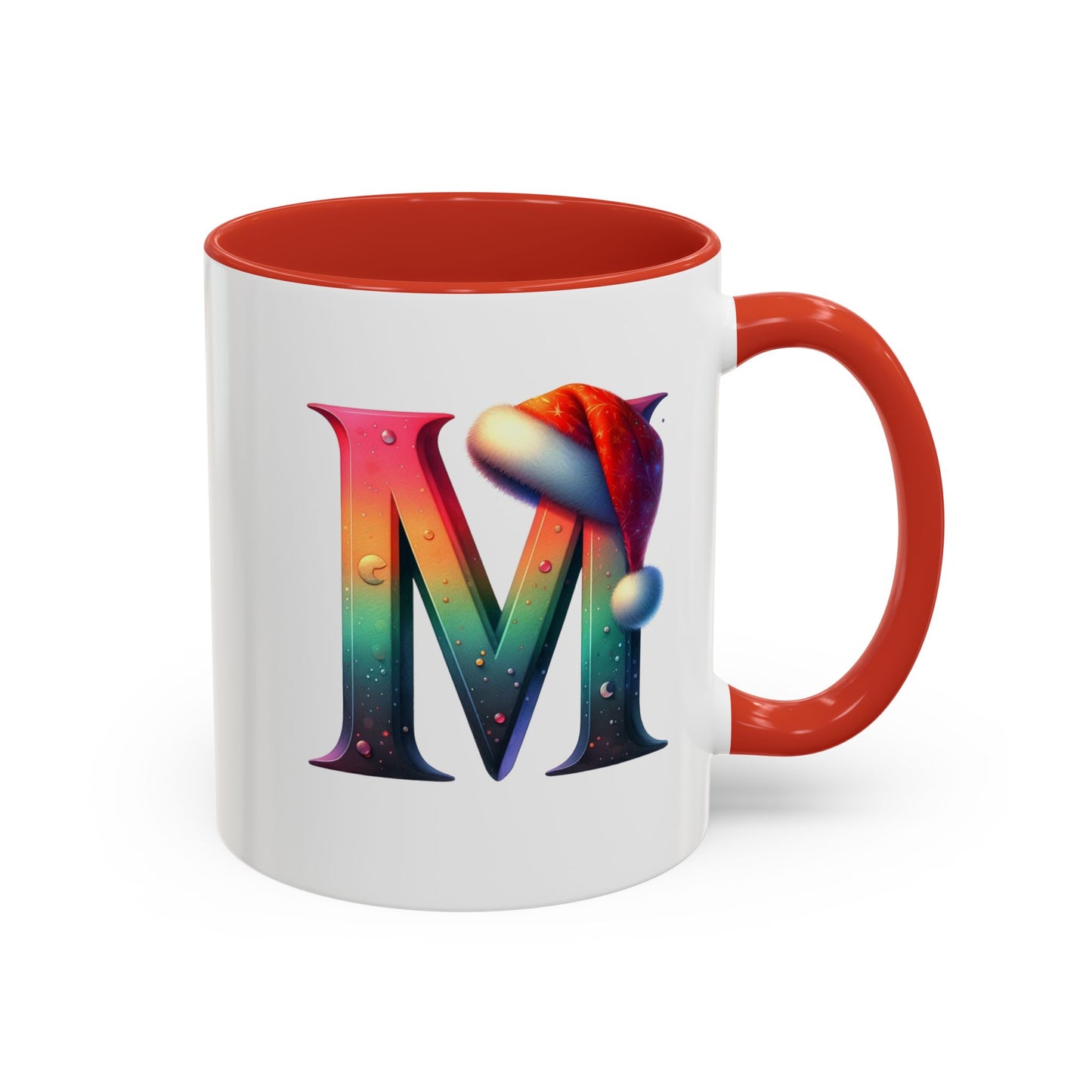 "M" Christmas Alphabet Letter - Holiday Gift Mug (11, 15oz)